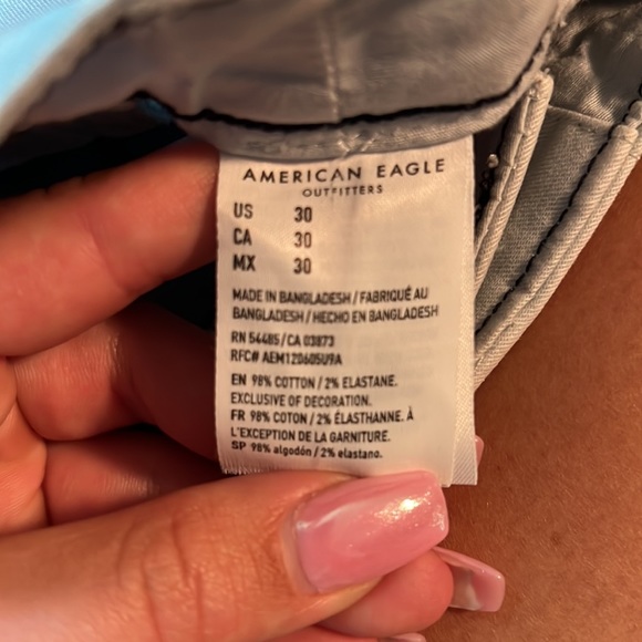 American Eagle Next Level Flex Khaki Shorts - Picture 4 of 4